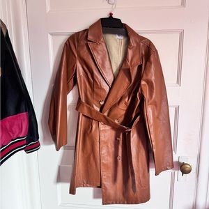 Faux Leather Jacket